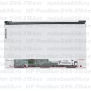 Матрица для ноутбука HP Pavilion DV6-3154er (1366x768 HD) TN, 40pin, Матовая