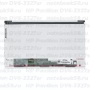 Матрица для ноутбука HP Pavilion DV6-3327sr (1366x768 HD) TN, 40pin, Матовая