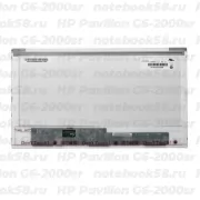 Матрица для ноутбука HP Pavilion G6-2000sr (1366x768 HD) TN, 40pin, Глянцевая