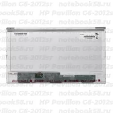 Матрица для ноутбука HP Pavilion G6-2012sr (1366x768 HD) TN, 40pin, Глянцевая