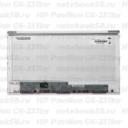 Матрица для ноутбука HP Pavilion G6-2311nr (1366x768 HD) TN, 40pin, Глянцевая