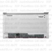 Матрица для ноутбука HP Pavilion G6-1b71 (1366x768 HD) TN, 40pin, Глянцевая