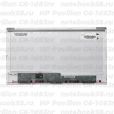 Матрица для ноутбука HP Pavilion G6-1d83nr (1366x768 HD) TN, 40pin, Глянцевая