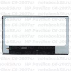 Матрица для ноутбука HP Pavilion G6-2007sr (1366x768 HD) TN, 40pin, Глянцевая