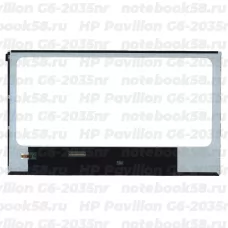 Матрица для ноутбука HP Pavilion G6-2035nr (1366x768 HD) TN, 40pin, Глянцевая