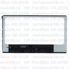 Матрица для ноутбука HP Pavilion G6-2036 (1366x768 HD) TN, 40pin, Глянцевая