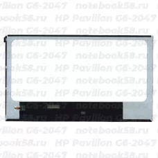 Матрица для ноутбука HP Pavilion G6-2047 (1366x768 HD) TN, 40pin, Глянцевая