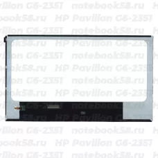 Матрица для ноутбука HP Pavilion G6-2351 (1366x768 HD) TN, 40pin, Глянцевая