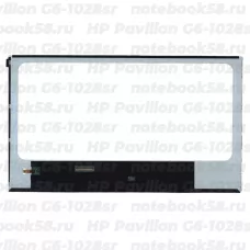 Матрица для ноутбука HP Pavilion G6-1028sr (1366x768 HD) TN, 40pin, Глянцевая