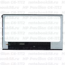 Матрица для ноутбука HP Pavilion G6-1112 (1366x768 HD) TN, 40pin, Глянцевая