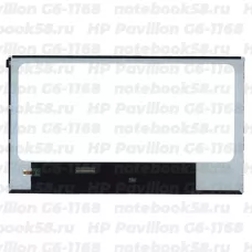 Матрица для ноутбука HP Pavilion G6-1168 (1366x768 HD) TN, 40pin, Глянцевая