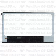 Матрица для ноутбука HP Pavilion G6-1251er (1366x768 HD) TN, 40pin, Глянцевая