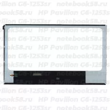 Матрица для ноутбука HP Pavilion G6-1253sr (1366x768 HD) TN, 40pin, Глянцевая