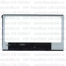 Матрица для ноутбука HP Pavilion G6-1255sr (1366x768 HD) TN, 40pin, Глянцевая