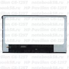 Матрица для ноутбука HP Pavilion G6-1257 (1366x768 HD) TN, 40pin, Глянцевая