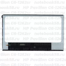 Матрица для ноутбука HP Pavilion G6-1262sr (1366x768 HD) TN, 40pin, Глянцевая