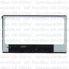 Матрица для ноутбука HP Pavilion G6-1301er (1366x768 HD) TN, 40pin, Глянцевая