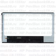 Матрица для ноутбука HP Pavilion G6-1355sr (1366x768 HD) TN, 40pin, Глянцевая