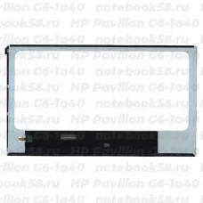 Матрица для ноутбука HP Pavilion G6-1a40 (1366x768 HD) TN, 40pin, Глянцевая