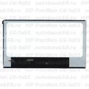 Матрица для ноутбука HP Pavilion G6-1a55 (1366x768 HD) TN, 40pin, Глянцевая