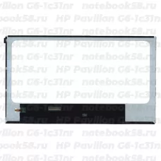 Матрица для ноутбука HP Pavilion G6-1c31nr (1366x768 HD) TN, 40pin, Глянцевая