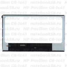 Матрица для ноутбука HP Pavilion G6-1c41 (1366x768 HD) TN, 40pin, Глянцевая