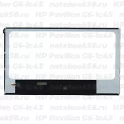 Матрица для ноутбука HP Pavilion G6-1c45 (1366x768 HD) TN, 40pin, Глянцевая