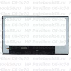 Матрица для ноутбука HP Pavilion G6-1c70 (1366x768 HD) TN, 40pin, Глянцевая