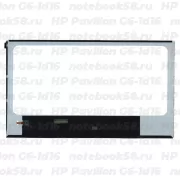 Матрица для ноутбука HP Pavilion G6-1d16 (1366x768 HD) TN, 40pin, Глянцевая