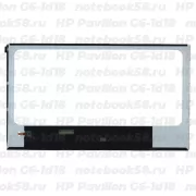 Матрица для ноутбука HP Pavilion G6-1d18 (1366x768 HD) TN, 40pin, Глянцевая