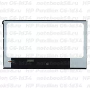 Матрица для ноутбука HP Pavilion G6-1d34 (1366x768 HD) TN, 40pin, Глянцевая