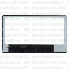 Матрица для ноутбука HP Pavilion G6-1d53 (1366x768 HD) TN, 40pin, Глянцевая