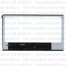 Матрица для ноутбука HP Pavilion G6-1d83nr (1366x768 HD) TN, 40pin, Глянцевая