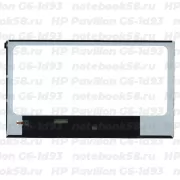 Матрица для ноутбука HP Pavilion G6-1d93 (1366x768 HD) TN, 40pin, Глянцевая