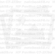 Матрица для ноутбука HP Pavilion G7-2311nr (1600x900 HD+) TN, 40pin, Матовая
