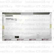 Матрица для ноутбука HP Pavilion G7-2025sr (1600x900 HD+) TN, 40pin, Матовая