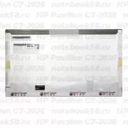 Матрица для ноутбука HP Pavilion G7-2026 (1600x900 HD+) TN, 40pin, Матовая