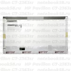 Матрица для ноутбука HP Pavilion G7-2363sr (1600x900 HD+) TN, 40pin, Матовая