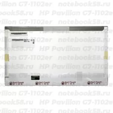 Матрица для ноутбука HP Pavilion G7-1102er (1600x900 HD+) TN, 40pin, Матовая