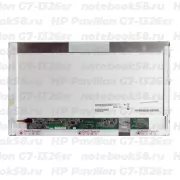 Матрица для ноутбука HP Pavilion G7-1326sr (1600x900 HD+) TN, 40pin, Матовая