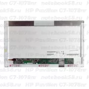 Матрица для ноутбука HP Pavilion G7-1078nr (1600x900 HD+) TN, 40pin, Матовая