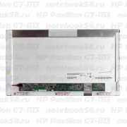 Матрица для ноутбука HP Pavilion G7-1113 (1600x900 HD+) TN, 40pin, Матовая