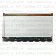 Матрица для ноутбука HP Pavilion G7-2204er (1600x900 HD+) TN, 40pin, Матовая