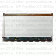 Матрица для ноутбука HP Pavilion G7-2360sr (1600x900 HD+) TN, 40pin, Матовая