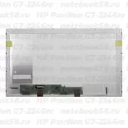 Матрица для ноутбука HP Pavilion G7-2246nr (1600x900 HD+) TN, 40pin, Глянцевая