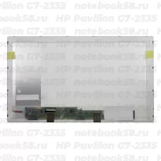 Матрица для ноутбука HP Pavilion G7-2335 (1600x900 HD+) TN, 40pin, Глянцевая