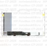 Матрица для ноутбука HP Pavilion G7-2023 (1600x900 HD+) TN, 40pin, Глянцевая