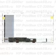 Матрица для ноутбука HP Pavilion G7-2200sr (1600x900 HD+) TN, 40pin, Глянцевая