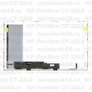 Матрица для ноутбука HP Pavilion G7-2245 (1600x900 HD+) TN, 40pin, Глянцевая