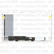 Матрица для ноутбука HP Pavilion G7-1109 (1600x900 HD+) TN, 40pin, Глянцевая